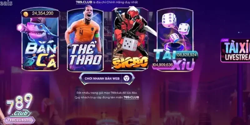 Truy cập trang chủ chính thức